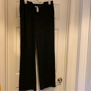 Nine West Women’s Wide Legged Black Joggers